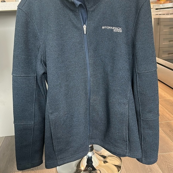 StormPack Sunice Men’s Thermal Jacket Dark Blue Zip Up Size L - Picture 4 of 12